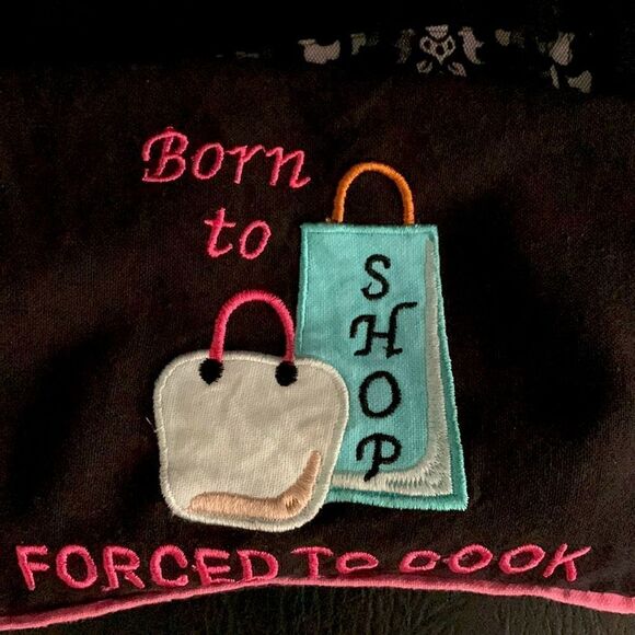 ❤️Pretty “Forced to Cook” Apron - Picture 7 of 7